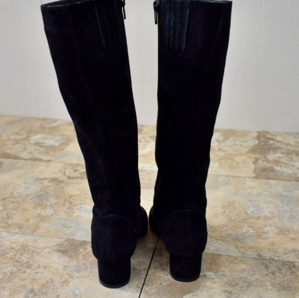Jeffrey campbell suede peep toe boot - Picture 2 of 4